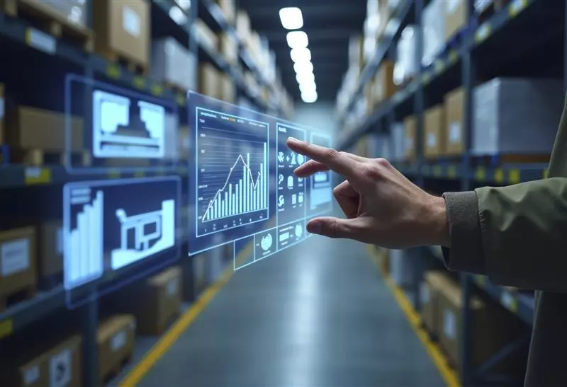 Tecnologia aplicada à inteligência de mercado na gestão de suprimentos com painel digital em armazém automatizado